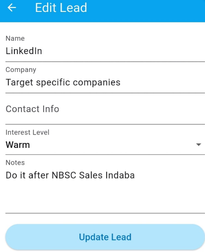 LeadLinker App – Android Lead Collector - Image 2